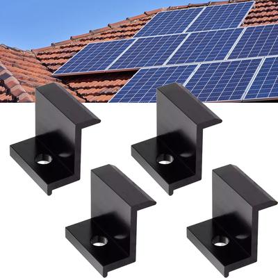 Montagezubehör Solarmodul Endklemme Schraube nicht enthalten Photovoltaik Einfach zu installieren Galvanisierungsverfahren