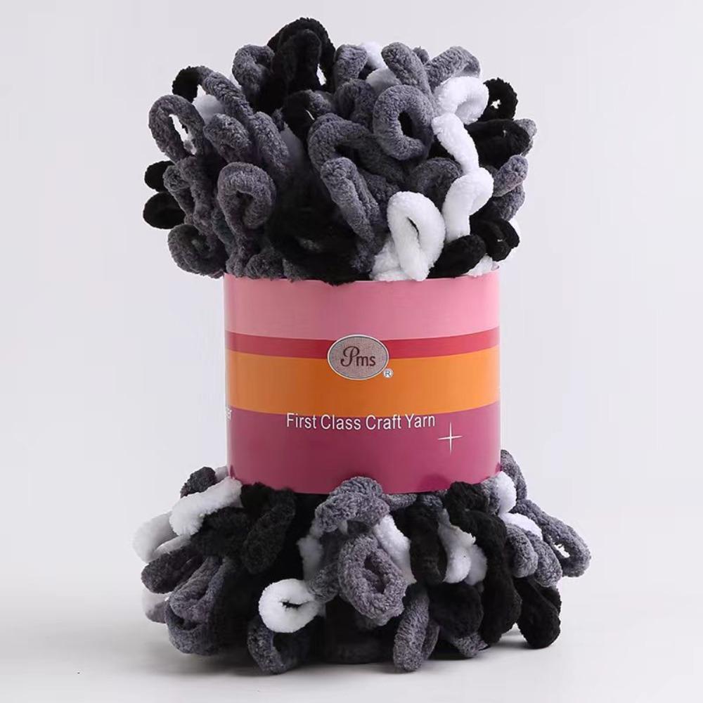 Hand-woven Chenille Yarn Polyester Knitting Yarn 100g Finger Loops Yarn
