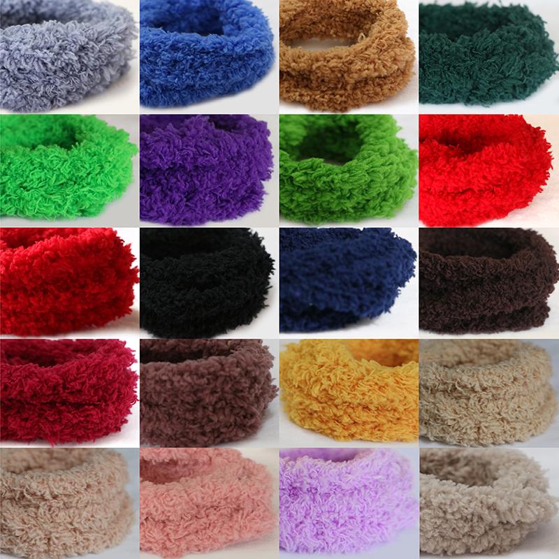 1M Plush Iron Wire Thread Twist Sticks Ribbon Bar Strip Stick String Multicolor 12mm