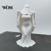 Themed Window Display Decoration 3D Printed Halloween Ghost Bride Statue Ornament, Female Figure Sculpture with Anti-fall Decor Stable Base,
