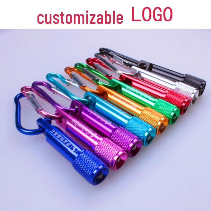 Colombia Mini LED Keychain Flashlight with Custom Logo and Carabiner