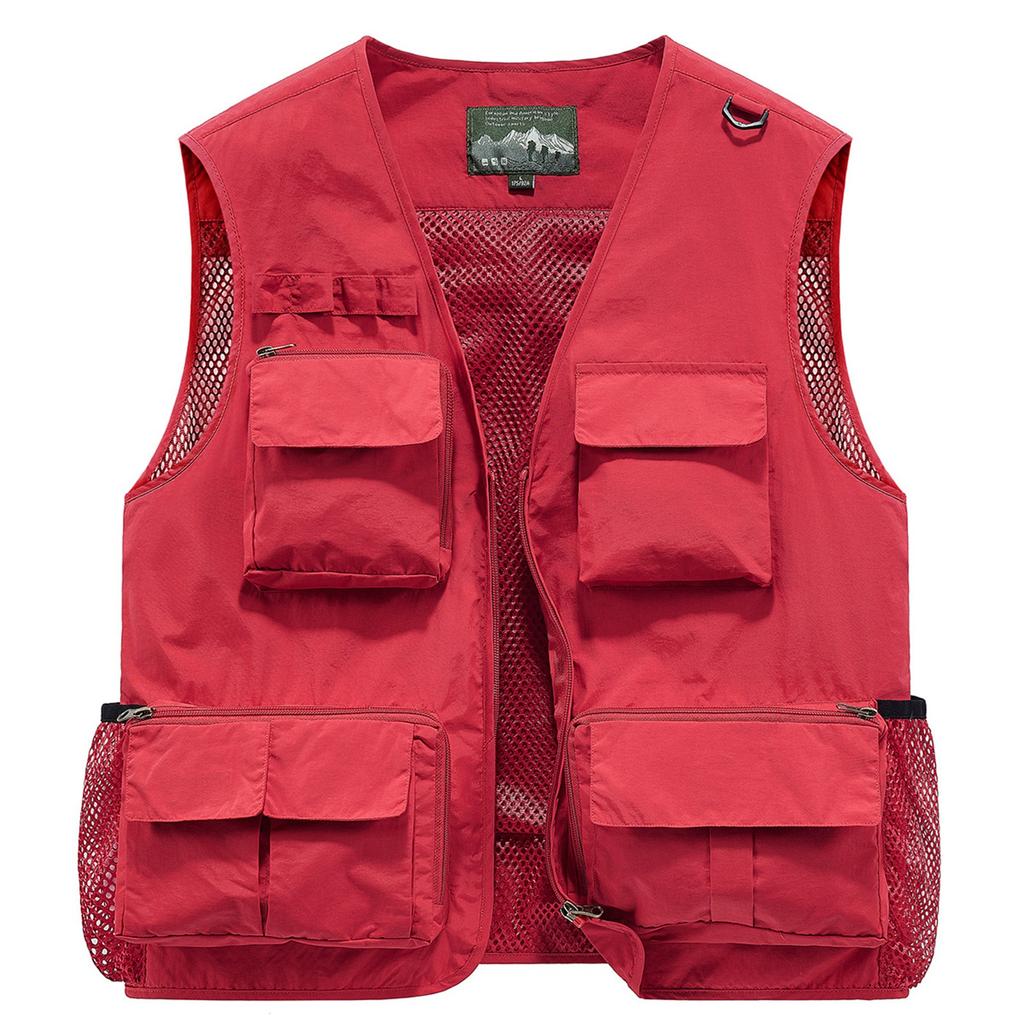 Men's Vest Workwear Multi-pocket Vest Outdoor Outdoor Sports Waistcoat