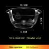 Disposable Crystal-Clear Plastic Soup Bowl