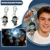 Creative Cartoon Keychain Three-dimensional Doll Bag Couple Pendant Car Key Chain Gift