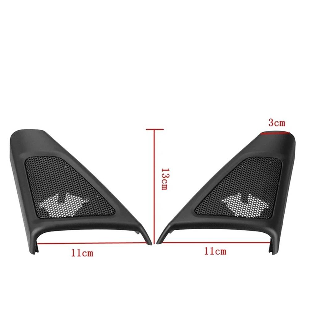 Car Door Panel Audio Horn Cover Tweeter Speaker Loudspeaker Cover Trim For-BMW 5 Series 520 523 F10 2010-2014