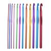 Crochet Hooks Set Blunt Knitting Needles Ergonomic Handle Colorful Crochet Hooks Kit 11 Sizes for Mom Grandma Gifts