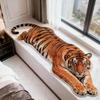 2D Flat Tiger Bedroom Carpet Non-slip Doormat Unique Bedside Rug  Home Decor