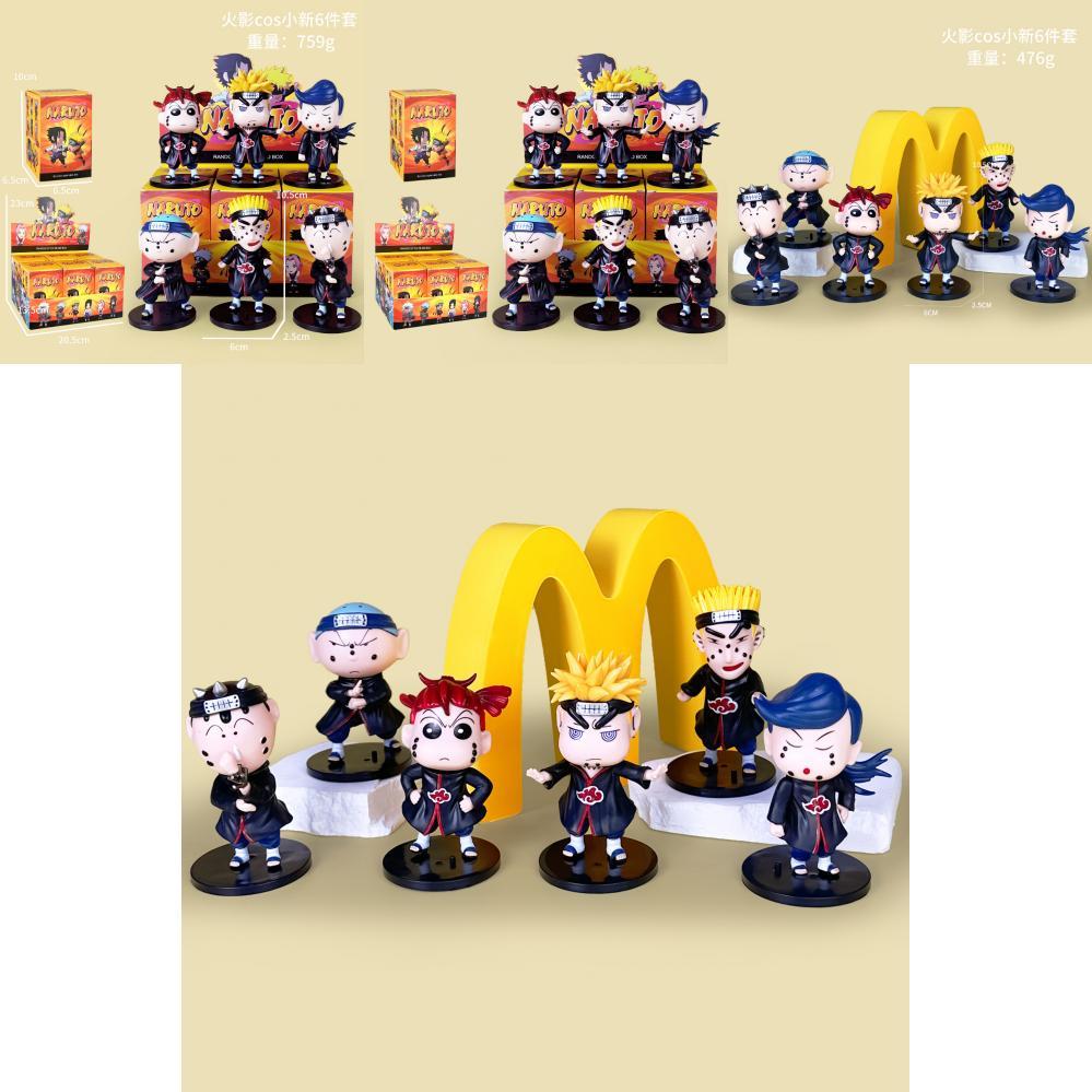 Naruto Anime Character Pvc Figures With Assemble Features For Fans And Giftgiving