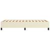 Bed Frame Cream 90x190 cm Artificial Leather