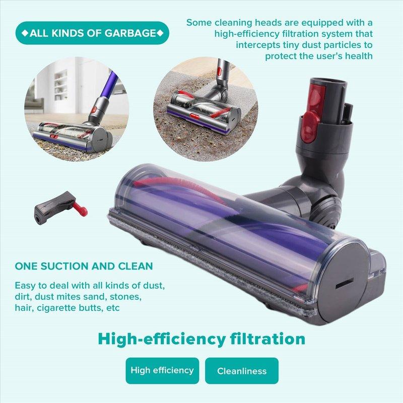 AT52 Head for Dyson V7 V8 V10 V11 V15 Vaccum Cleaner Floor Brush Head Replacement Parts
