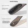 Transparenter Kopfmassagekamm Anti-Frizz Haarglättungsbürste für Frauen mit langem Haar