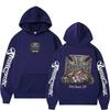 Pattern Hoodie Men's Retro Streetwear Men's Women's Long Sleeved Oversized Sportswear Gothic Hoodie