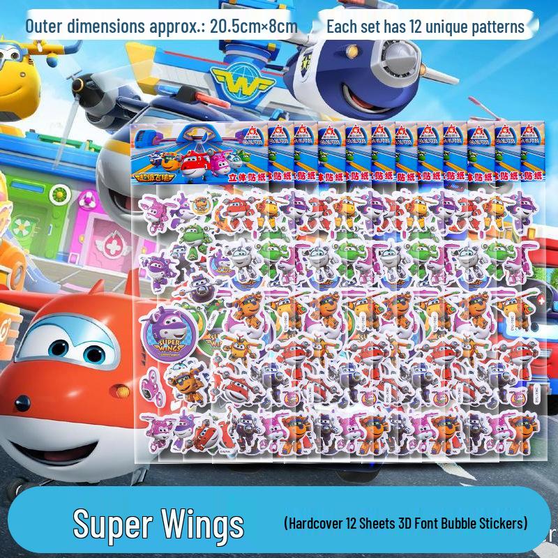 Adesivos de Bolha 3D de Princesas da Disney para Crianças - Adesivos de Recompensa Tridimensionais Criativos