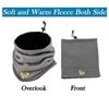 Modischer Winter-Halstuch Warmer Fleece-Nackenschal Ski-Schlauchschal Snowboard-Gesichtsbedeckung Für Männer Frauen Outdoor Kälteschutz-Kragen