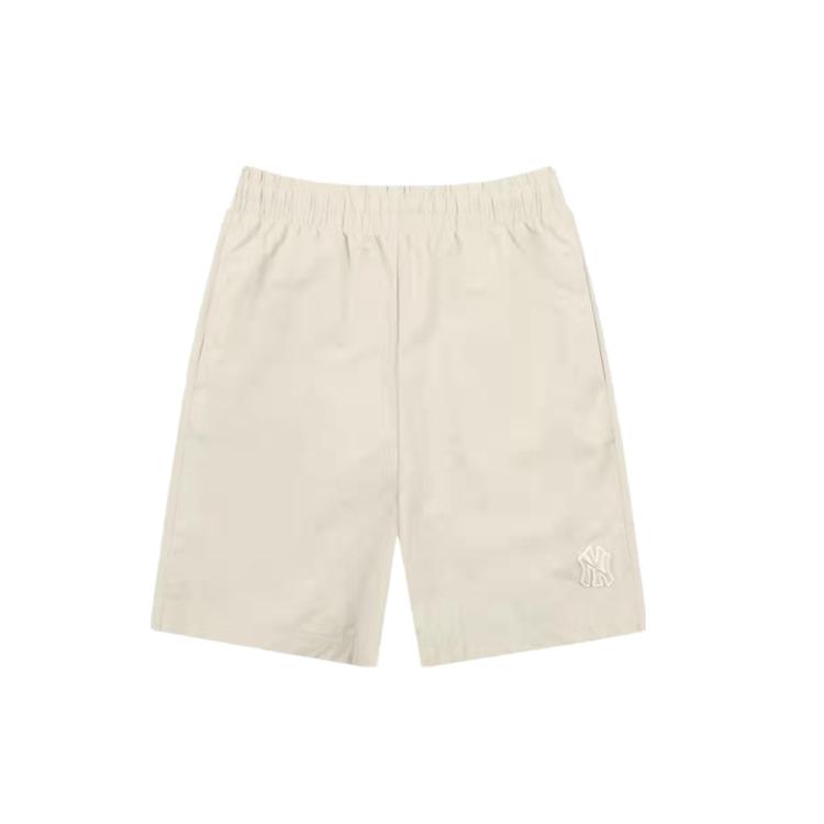 New MLB Sports Shorts Unisex Ecru 31SMU2131-50B