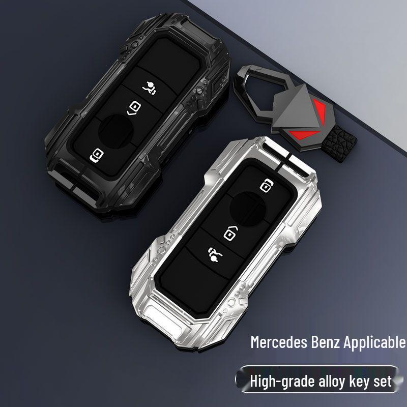 Mercedes Men's Key Case Protective Cover for E300L, C260L, A200L, GLC300L, GLA, and GLE models.