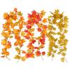 Autumn Maple Leaf Vine Hanging - Festive Decor for Halloween & Christmas