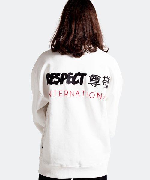 Свитшот с логотипом Respect Heavyweight International China (белый) White/L