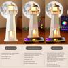 RGB Atmosphere Night Light BT Speaker Mobile Phone Wireless Charger Moon Projector APP Control for Room Decor Creative Kids Gift
