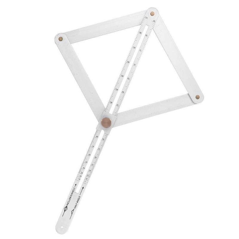 Multifunction Angles Measurement Device Not Bending Thickened Protractor Upgrades for Ceiling Design & Door Frame Projects