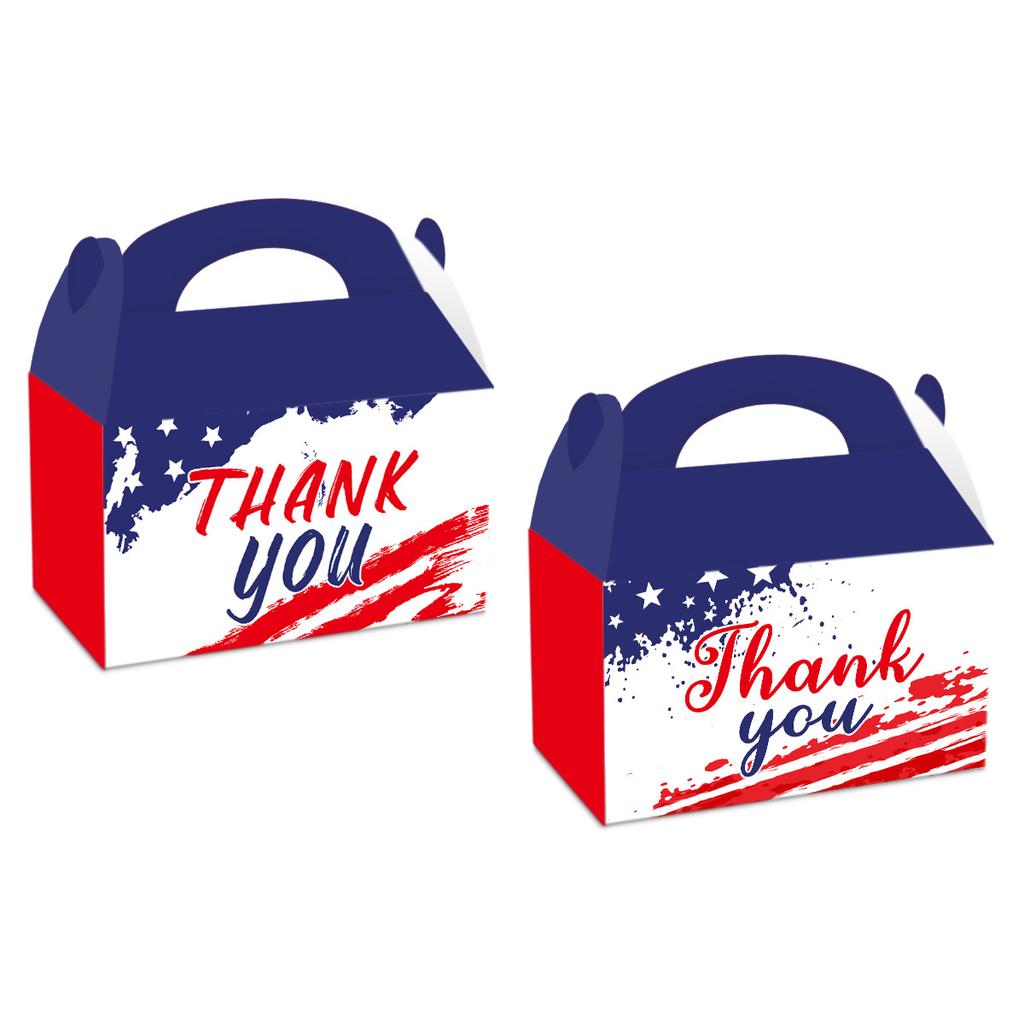 Independence Day Decorative Portable Box, National Day Cookie Snack Gift Box