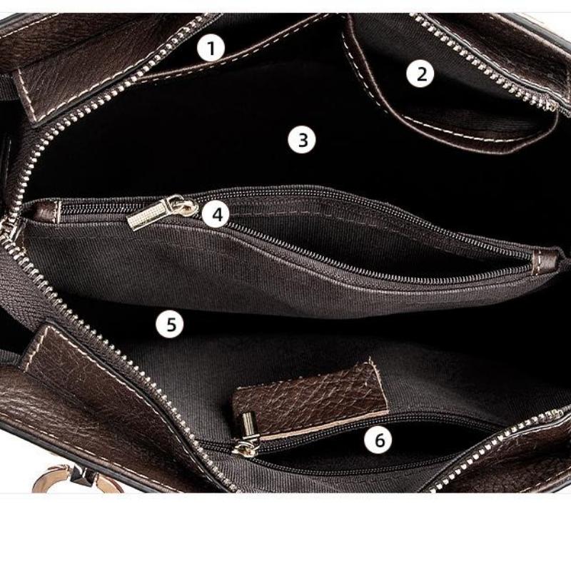 Johnature Vintage Handbag Handmade Embossing Cow Leather Women Bag Large Capacity Floral Female Shoulder Messenger Bags