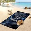 Leeds United Fußball-Druck Strandtuch, Großes Weiches Schnelltrocknendes Handtuch für Strand Camping Schwimmen