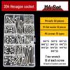 304 Stainless Steel Hex Socket Head Cap Screws, M2-M10, Extended Length