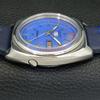 AUTOMATIC 7009A VINTAGE SEIKO 5 JAPAN MENS BLUE COLOR DIAL WATCH A701450-5 R206b-a701450