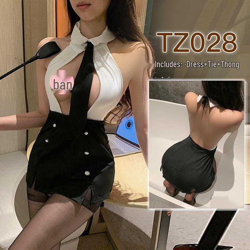 Jiuli Qingchuan Sexy Sheer Lingerie Set - Pure Desire See-Through Pajamas with Webbing Fun.