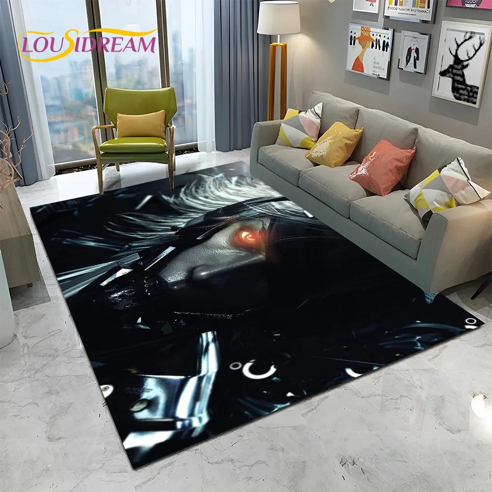 3D Game Metal Gear Solid Cartoon HD Carpet Rug for Home Living Room Bedroom Sofa Doormat Decor,kids Area Rug Non-slip Floor Mat