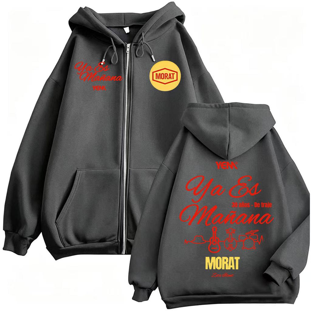 Band Morat Ya Es Manana Yem Jacket Sweatshirts Coats Men's Zip Up Hoodies Bodywarmer Zipper Hooded