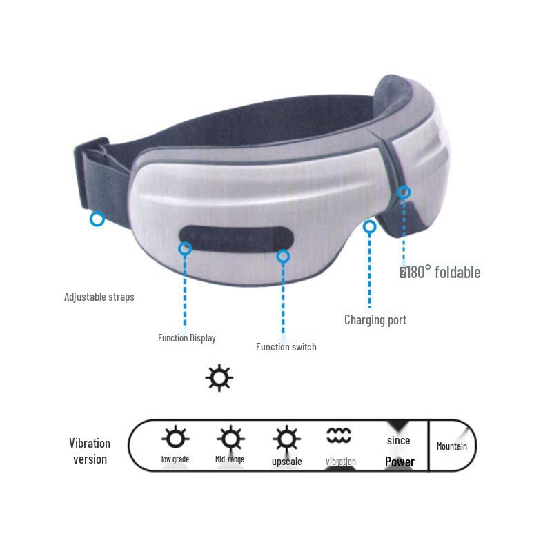 Rejuvenating Eye Massager with Heat Compression - Ideal for Students and Adults