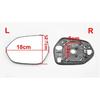 For Toyota Camry 2018  -2024 Car Accessories Rear View Mirror Glass Rearview Mirrors Reversing Lens with Heating