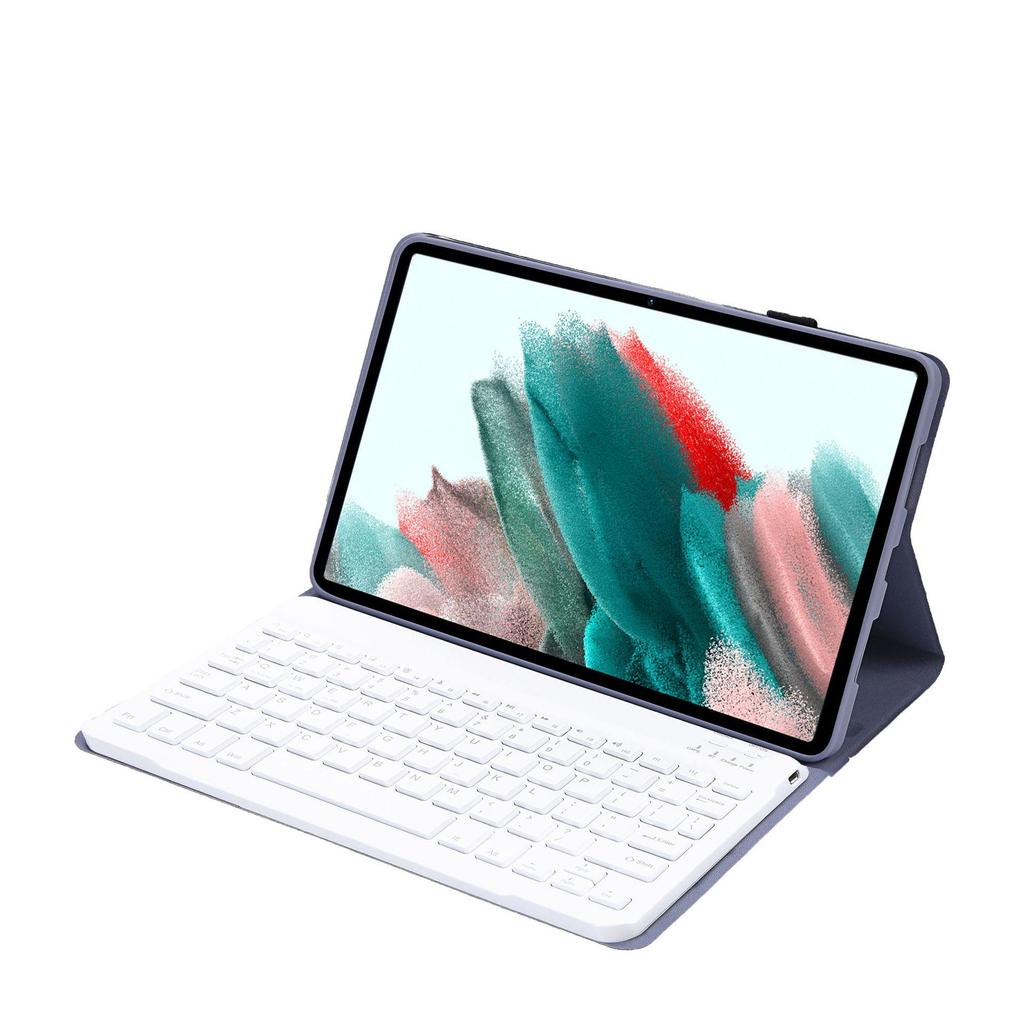 Bluetooth Tastatur Lederhülle für Samsung Tab A8 10,5 Zoll X205/X200