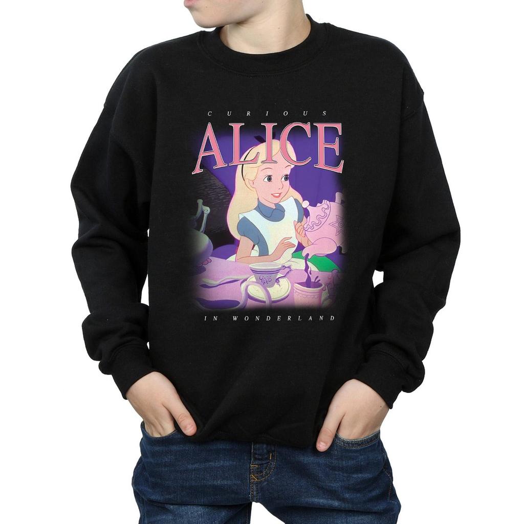 Disney Boys Alice in Wonderland Montage Sweatshirt