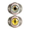 Realistic Eyeball Statement Rings Fashionable Gothic Jewelry For Women Men Punk Rock Styles Halloween Costume Accessory