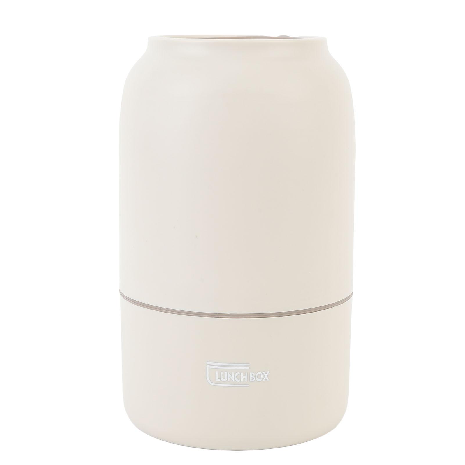 

Round Insulated Lunch Box 304 Stainless Steel Lunch Container Portable Thermal Food Container for Beige