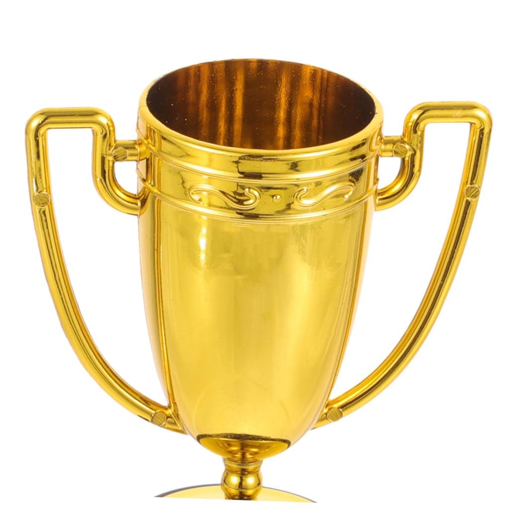 SUPVOX Set of 6 Mini Trophy Cups for Kids Plastic