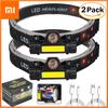 1/2 шт. Перезаряжаемый COB LED налобный фонарь Сильный магнит Мощный налобный фонарь Супер яркий Водонепроницаемый налобный фонарь Для рыбалки на открытом воздухе