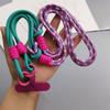 Anti Winding Mobile Phone Lanyard Neck Hanging Detachable Crossbody Phone Strap Bold Anti-Lost Mobile Phone Rope Chain