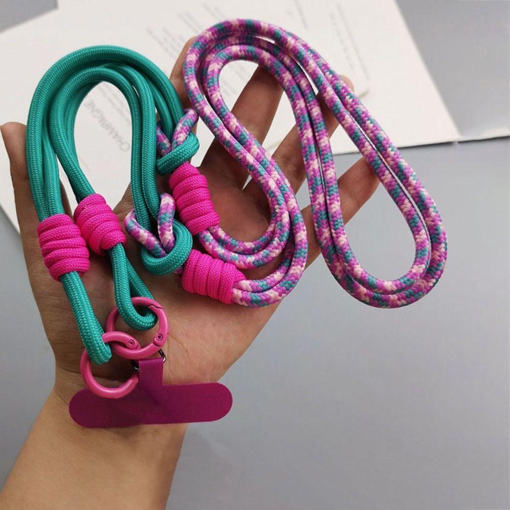 Anti Winding Mobile Phone Lanyard Neck Hanging Detachable Crossbody Phone Strap Bold Anti-Lost Mobile Phone Rope Chain