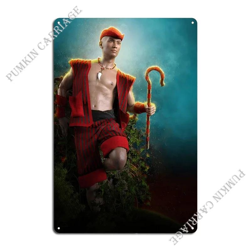 Eleggua Metal Sign Designing Printing Design Garage Cave Tin Sign Poster 20x30cm(7.8x11.8inch)