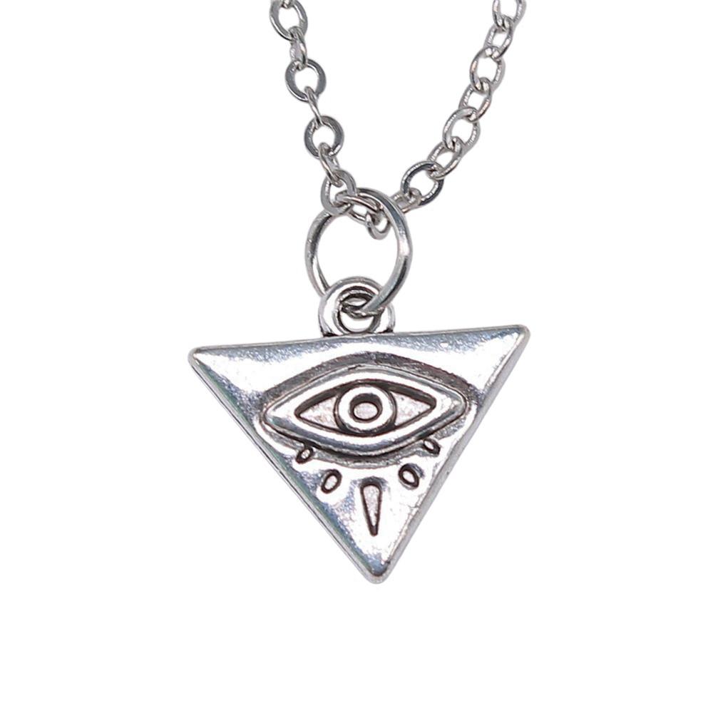 Knot Pendant Necklace Talisman Amulet Celtic Occult Protection Jewelry 40cm Short Chain