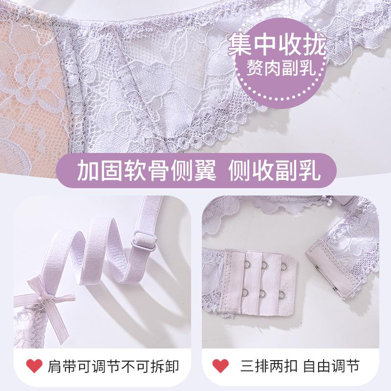 Sexy Lace, Big Breasts Are Small, Anti-sagging, Ultra-thin and Breathable, with Steel Rings Gathering, Bra Cover, New Model.