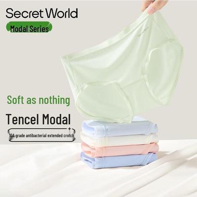 SecretWorld Tencel Modal sømløs antibakteriell dametruse