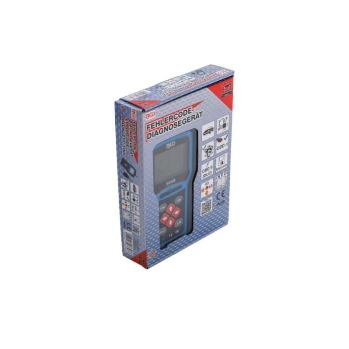 Appareil de diagnostic obd2 - bgs technic - 6648 - universel - noir - multi-langues