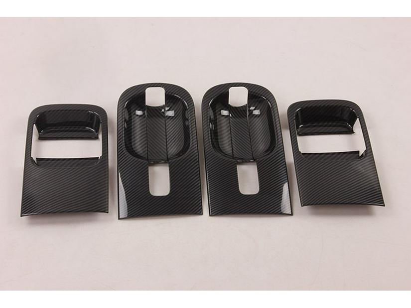 2020 H-1/Grand Starex Black Carbon Fiber Pattern Outer Door Bowl