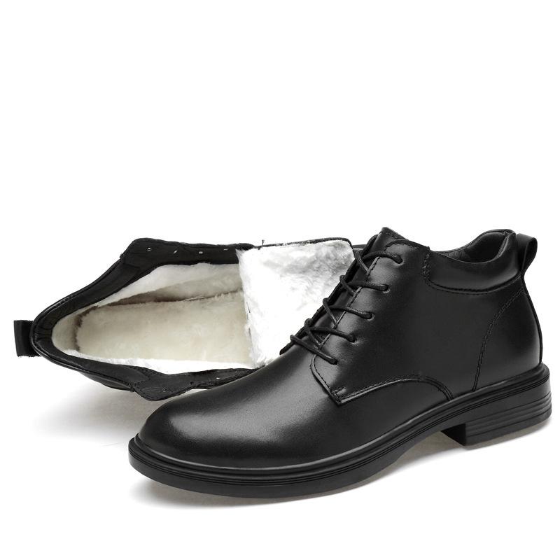 

Осенне-зимние бархатные мужские ботинки средней высоты из коровьей кожи, ботинки Мартина, мужская уличная рабочая обувь, мужская обувь большого размера 50