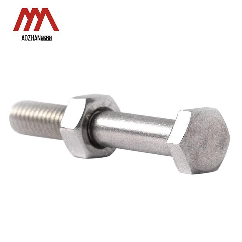 304 Stainless Steel Hex Bolt with Nut Kit
